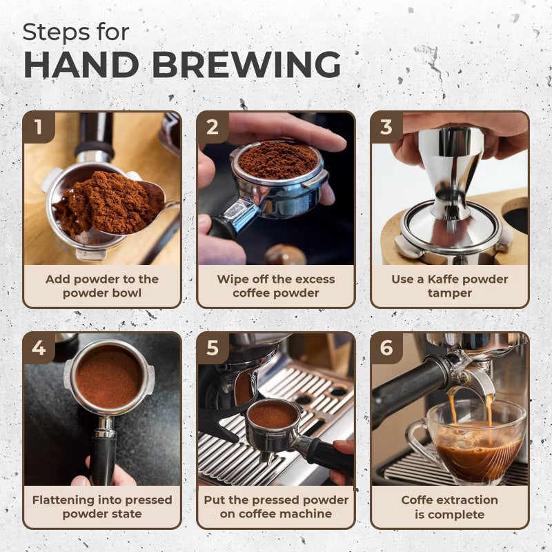 Espresso Coffee Tamper Chrome