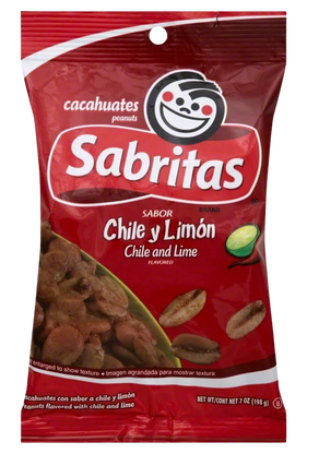 Chile and Lime Sabritas Peanuts