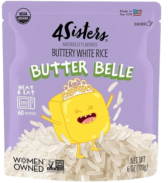 Organic White Buttery Rice RTE (12 Pack)