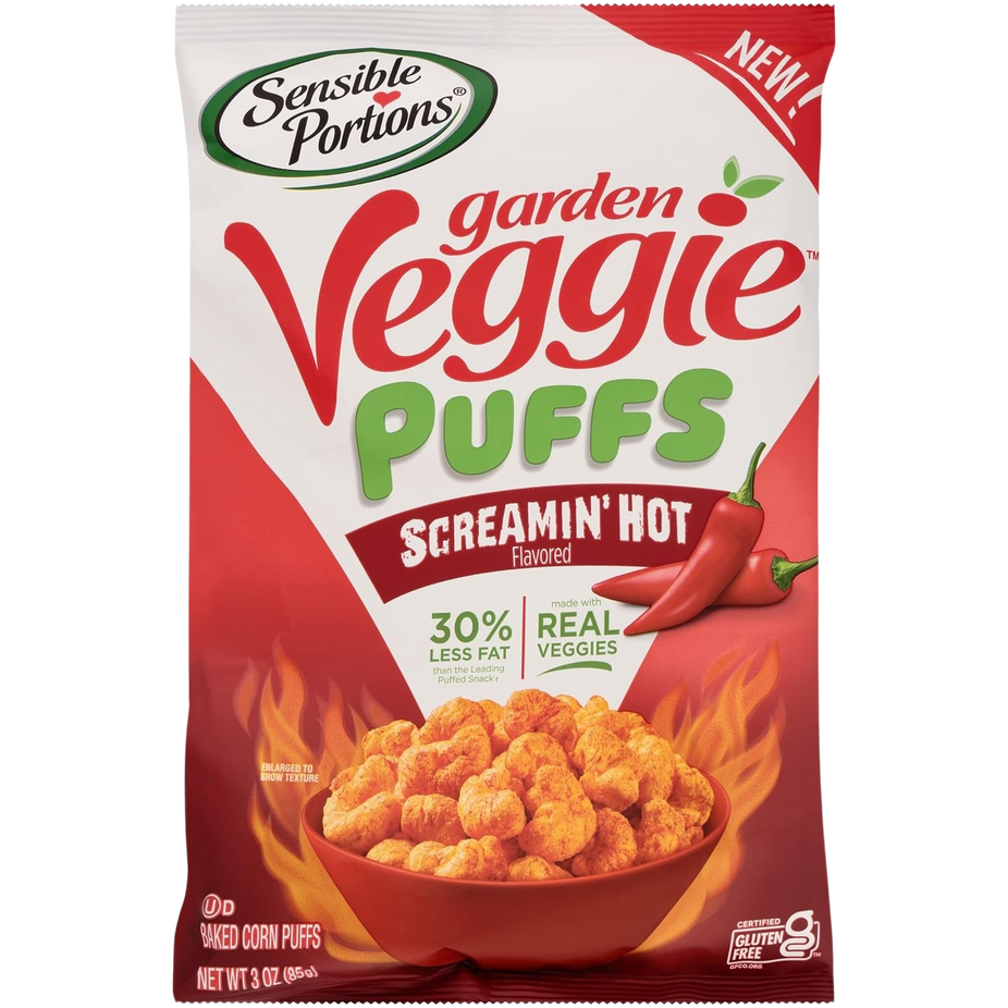Garden Veggie Puffs - Screamin' Hot (6 Pack)
