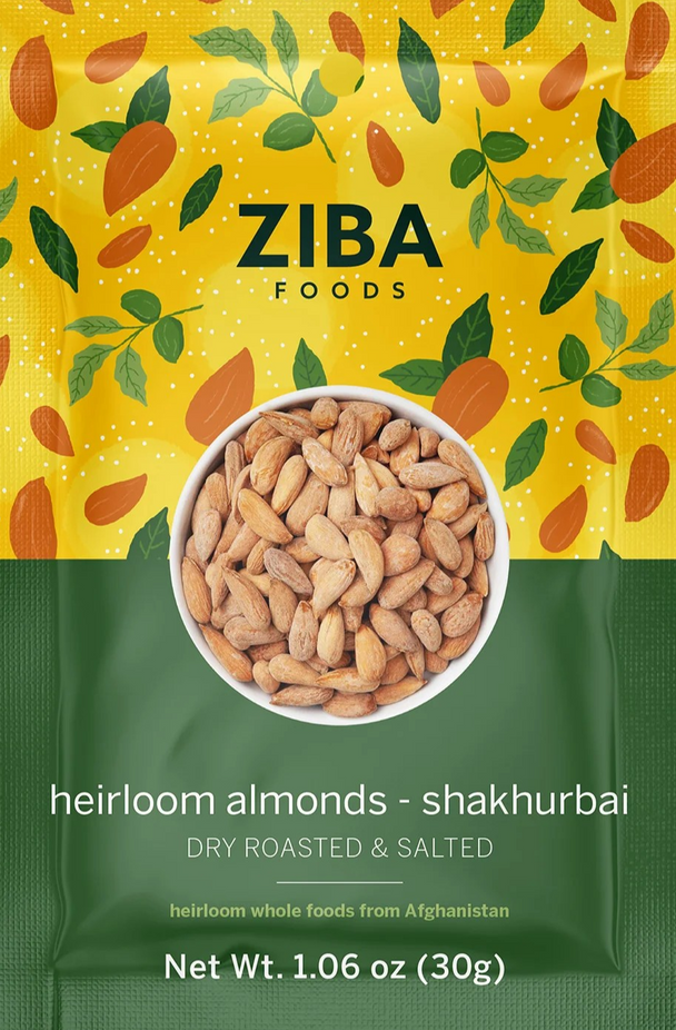 Shakhurbai Roasted Almonds with Salt (6 Pack)