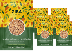 Shakhurbai Roasted Almonds with Salt (6 Pack)
