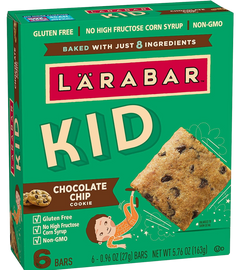 Kid Bars Chocolate Chip Cookie 6CT