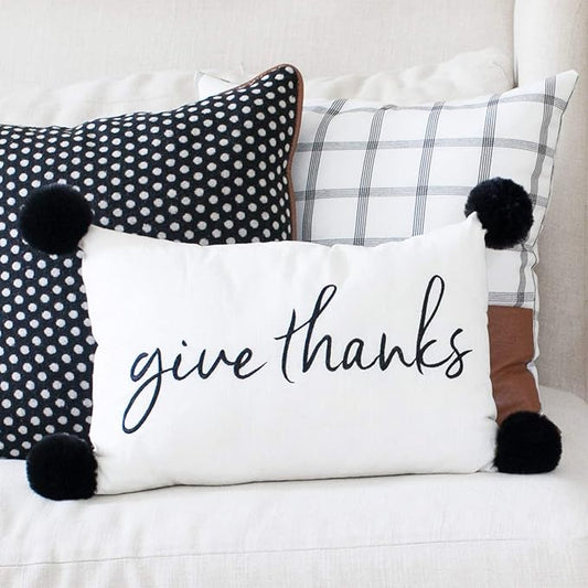 Throw Pillow - Give Thanks