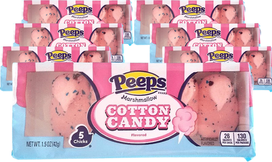 Cotton Candy Flavored Marshmallow Chicks (6 Pack)