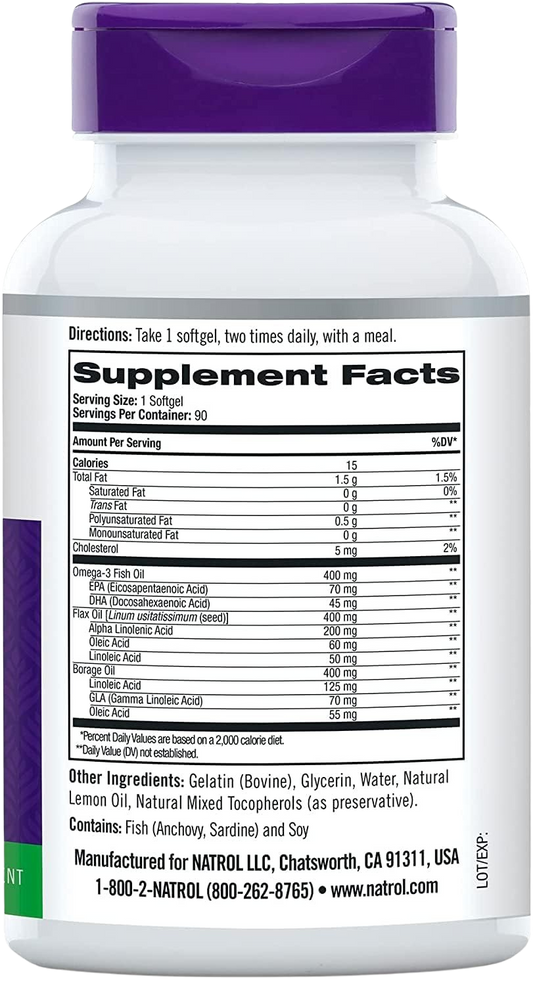 Omega 3-6-9 Complex (90 Softgels)