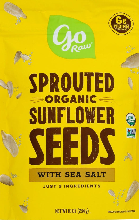 Organic Sprouted Sunflower Seeds With Sea Salt