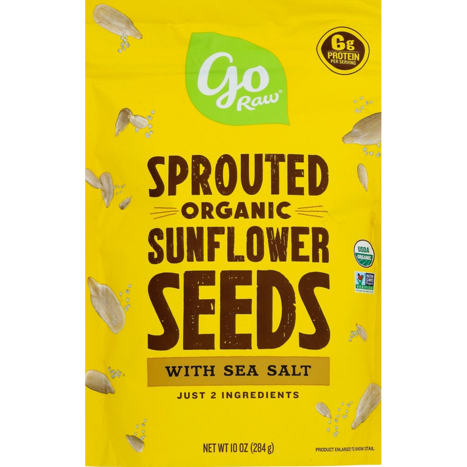 Organic Sprouted Sunflower Seeds With Sea Salt
