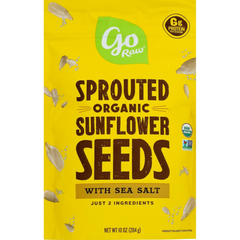 Organic Sprouted Sunflower Seeds With Sea Salt