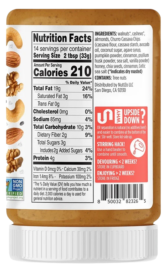 Churro Nut And Seed Butter