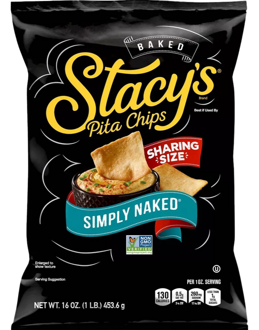 Sharing Size Naked Pita Chips