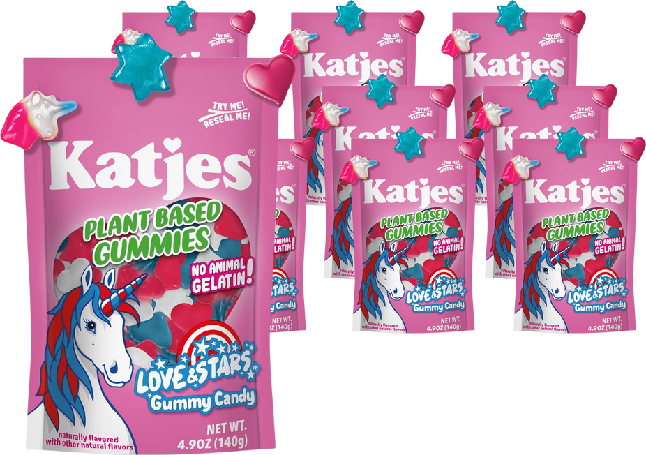 Love & Stars Gummy Candy (9 Pack)