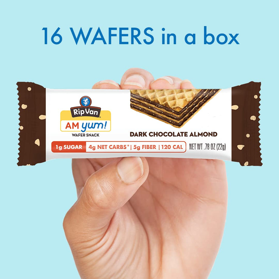 Am Yum Chocolate Almond Wafer (16 CT)