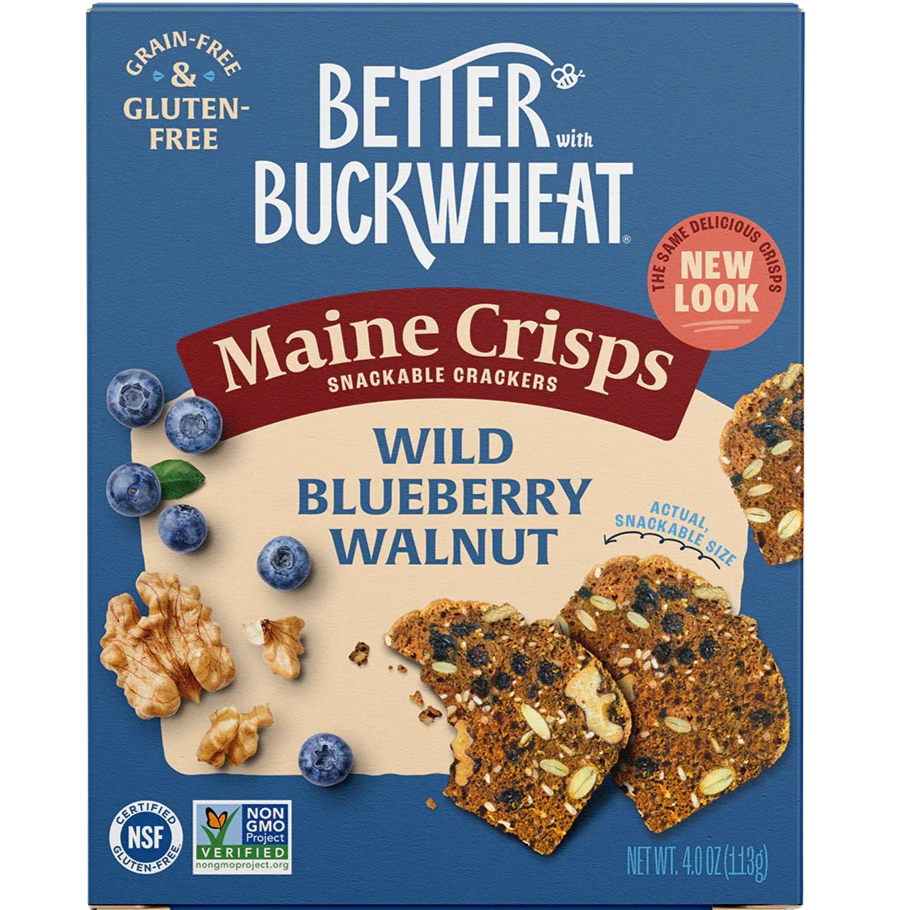 Wild Blueberry Walnut Crisps