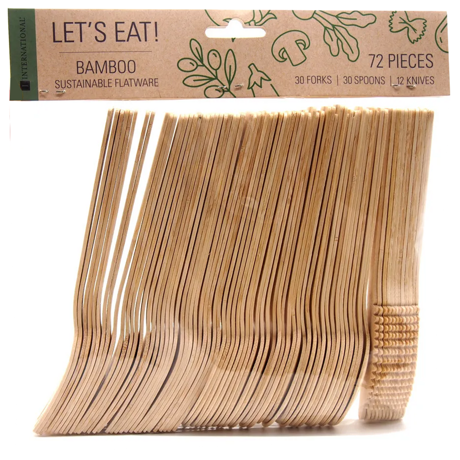 Bamboo Flatware Sets (72 CT)