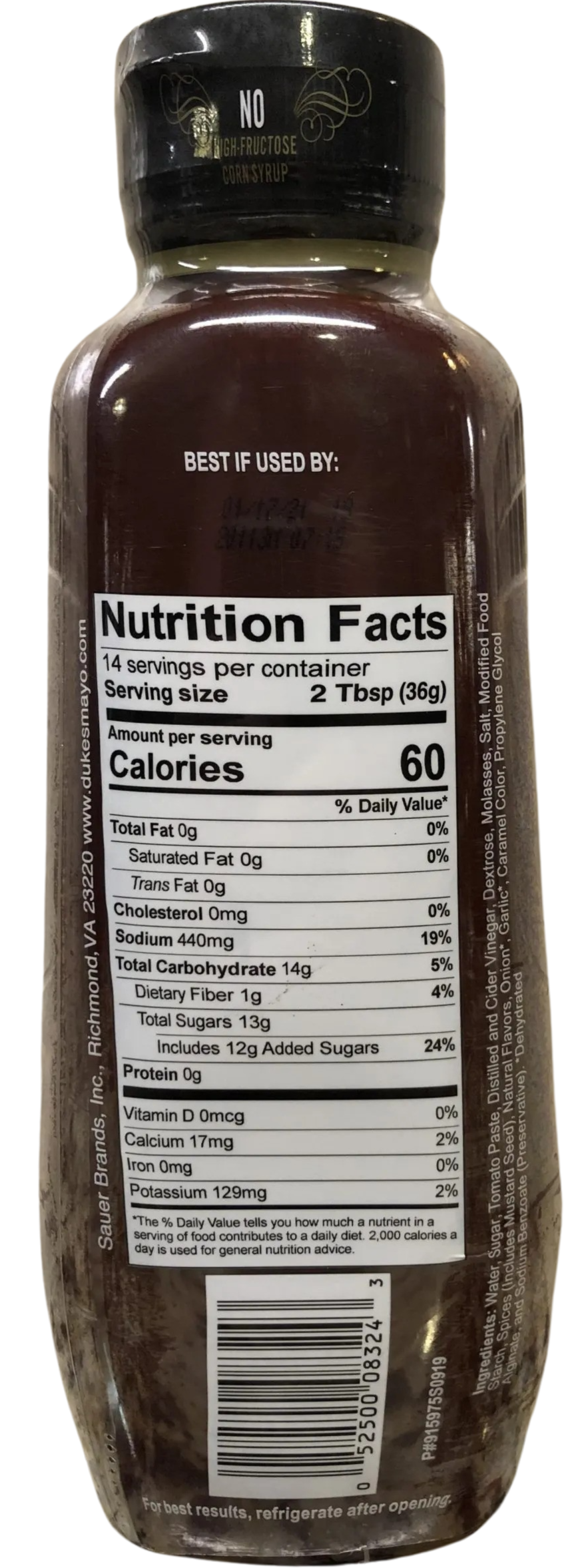 Georgia Sweet Heat BBQ Sauce