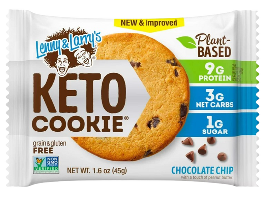 Keto Chocolate Chip Cookies (12 Pack)