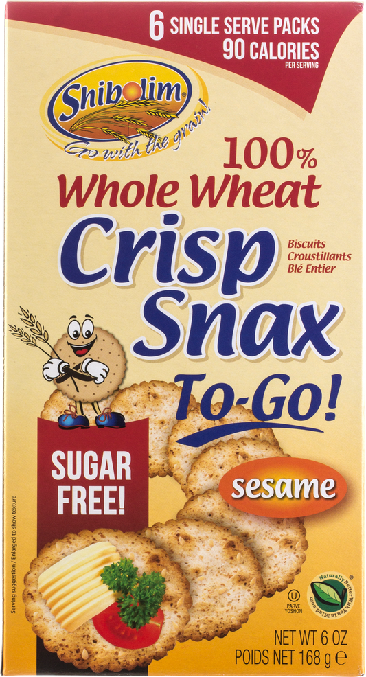 Whole Wheat Sesame Crisp Snack