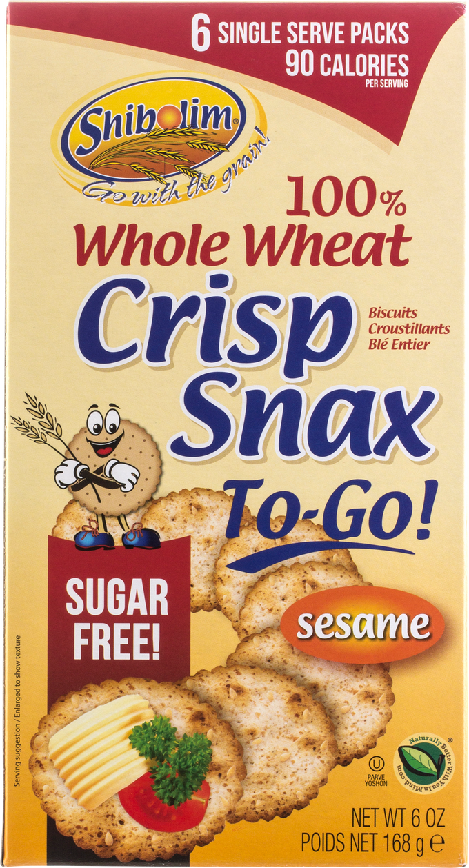 Whole Wheat Sesame Crisp Snack