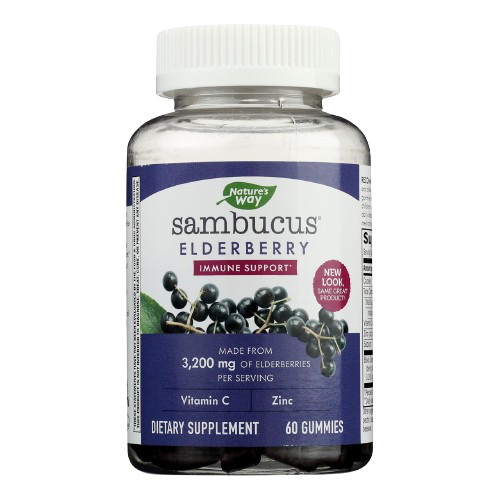 Sambucus Elderberry Immune Gummies with Vitamin C and Zinc