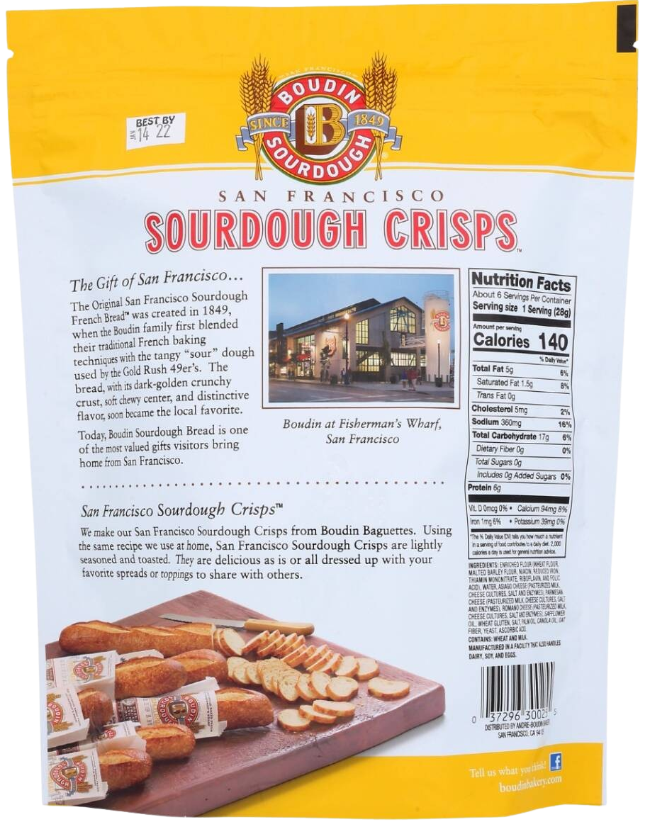 Three Cheese Sourdough Crisps