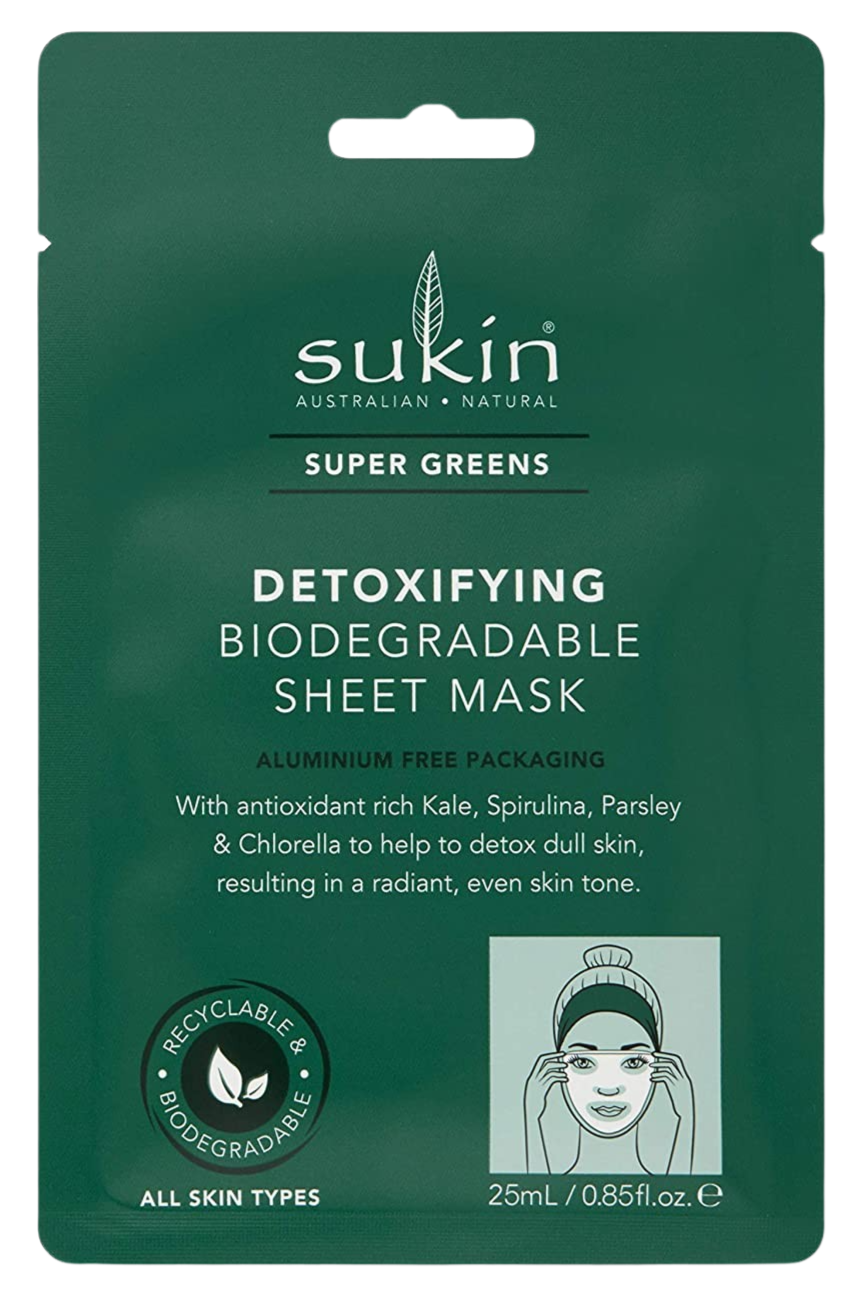 Super Greens Detoxifying Biodegradable Sheet Mask
