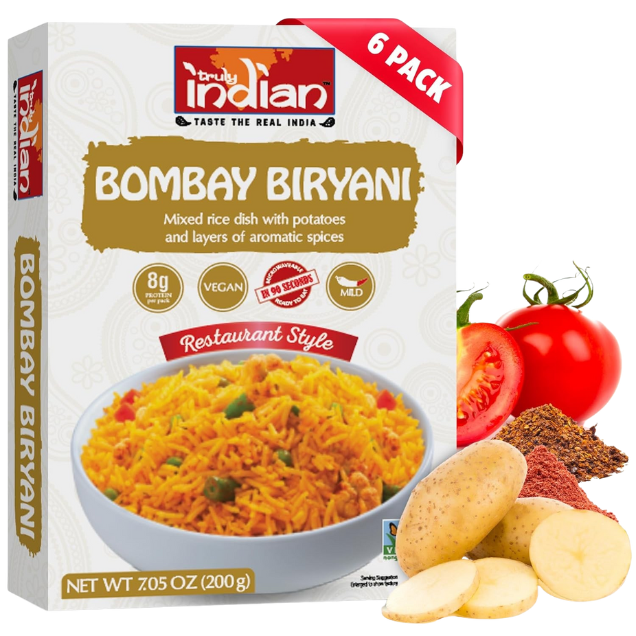 Restaurant Style Bombay Biryani Rice (6 Pack)