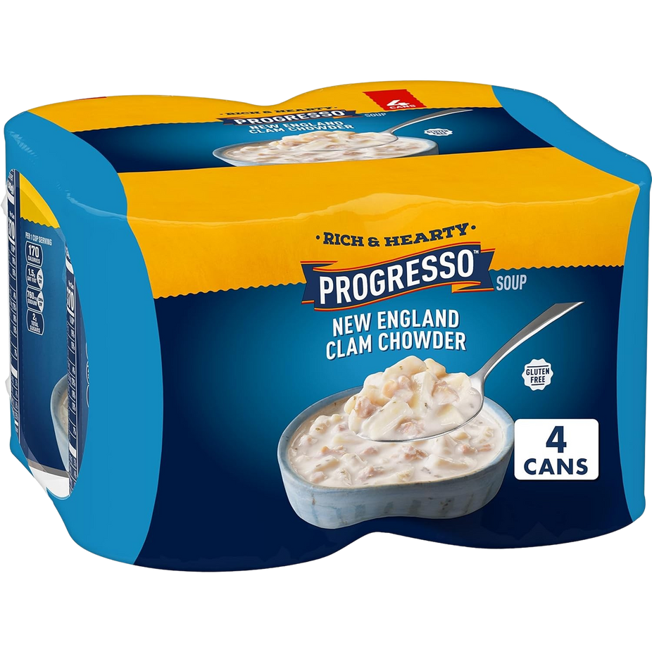 Rich & Hearty New England Clam Chowder (4 Pack)