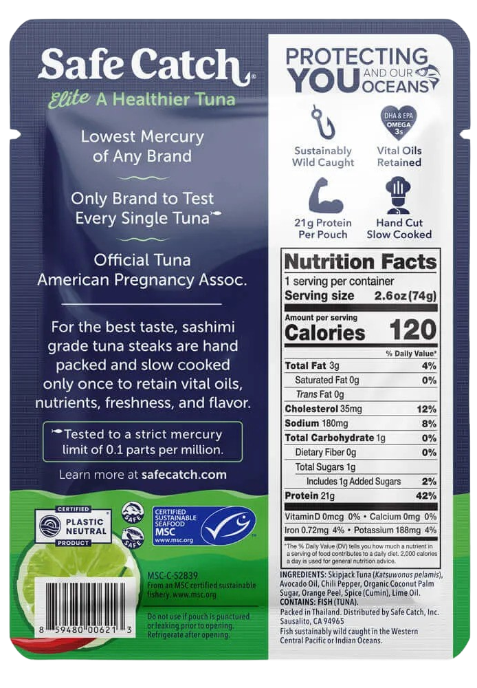 Chili Lime Elite Wild Pure Tuna (12 Pack)