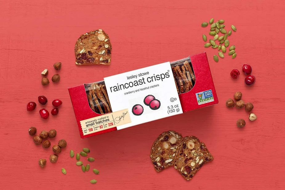 Raincoast Crisps Cranberry & Hazelnut Crackers (wrong image)