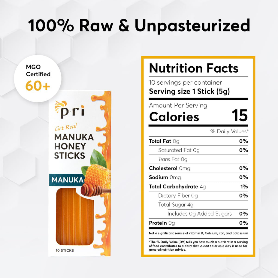 Manuka Honey Sticks (10 CT)