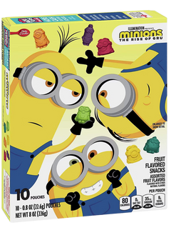 Minions Fruit Snacks Assorted Fruit 10CT