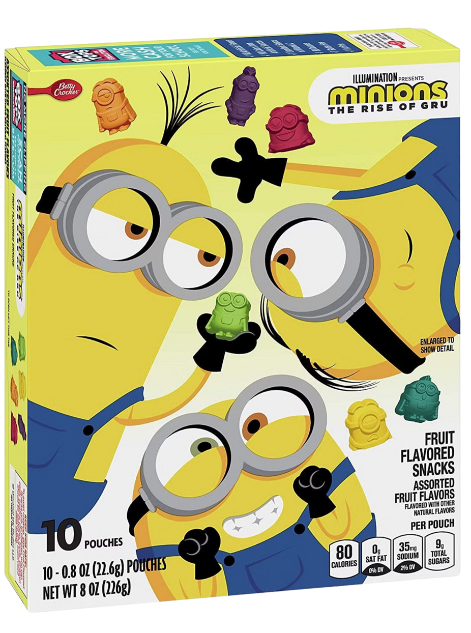 Minions Fruit Snacks Assorted Fruit 10CT