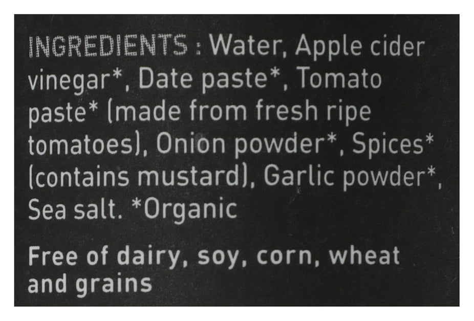 Organic Sweet & Spicy BBQ Sauce, No Added Sugar