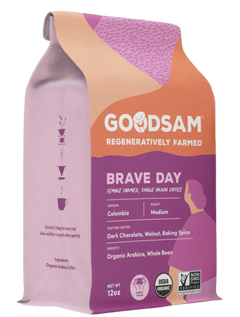 Organic Brave Day Medium Roast Whole Bean Coffee