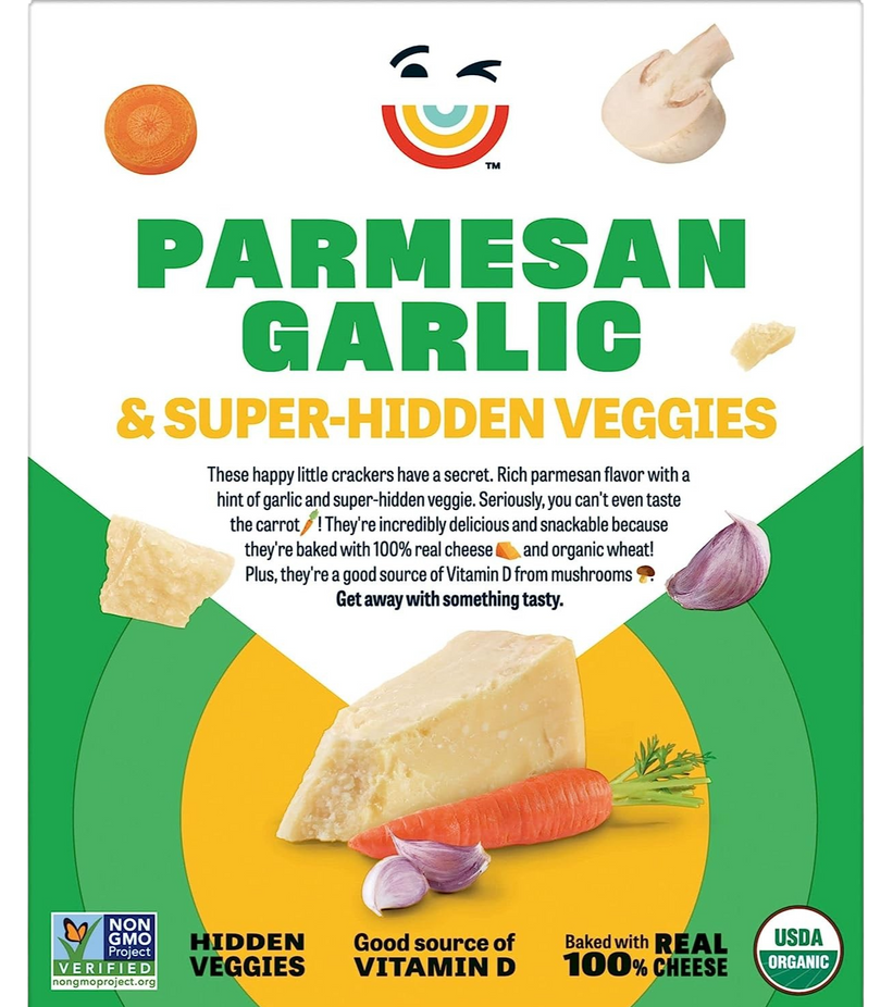 Parmesan Garlic Crackers Made with Cheese and Veggies