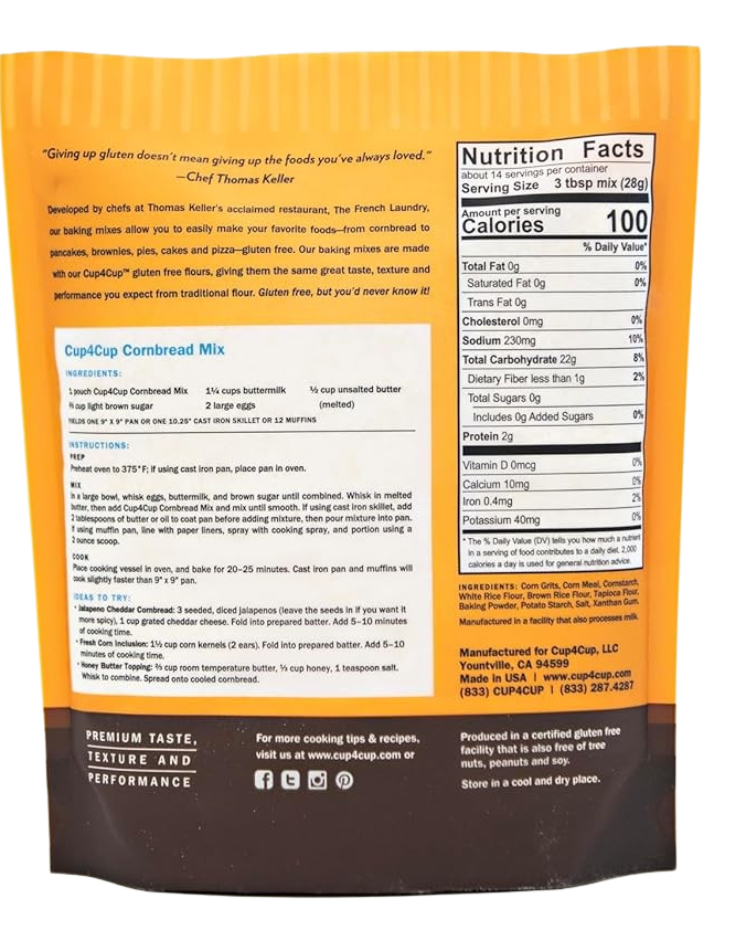 Gluten Free Cornbread Mix