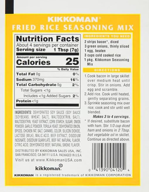 Fried Rice Seasoning Mix