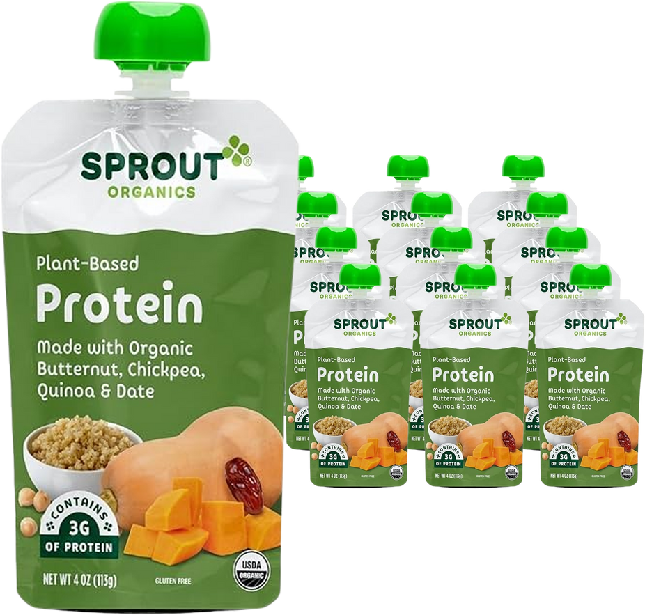 Butternut Chickpea Quinoa and Dates Pouches (12 Pack)
