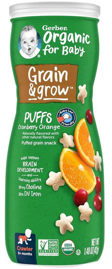 Organic Puffs - Cranberry Orange (6 Pack)