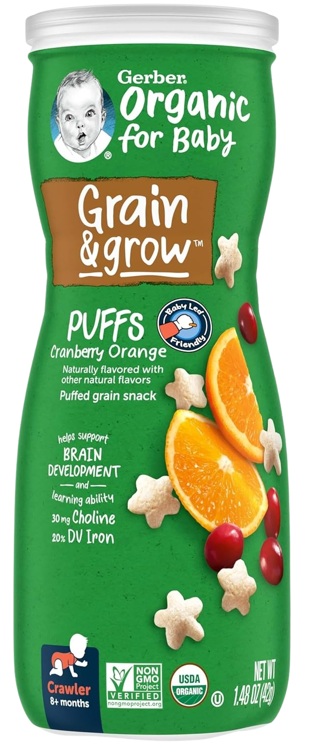 Organic Puffs - Cranberry Orange (6 Pack)
