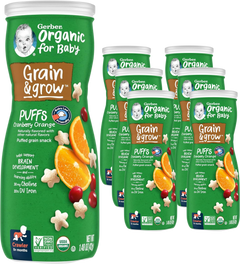 Organic Puffs - Cranberry Orange (6 Pack)