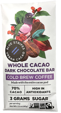 Cold Brew Coffee Whole Cacao Chocolate Bar