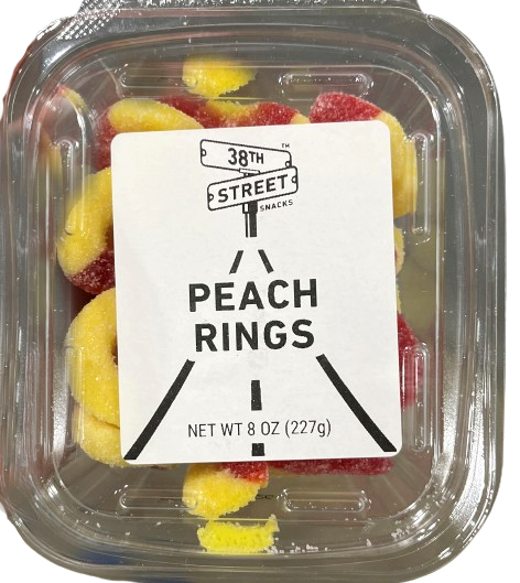 Peach Rings Gummy Tub Candy