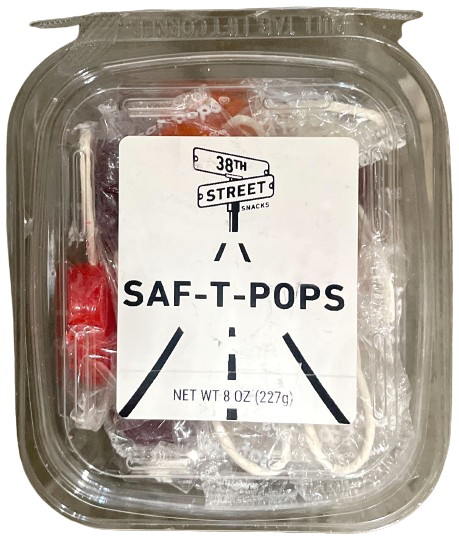 Saf-t Pops Tub Candy