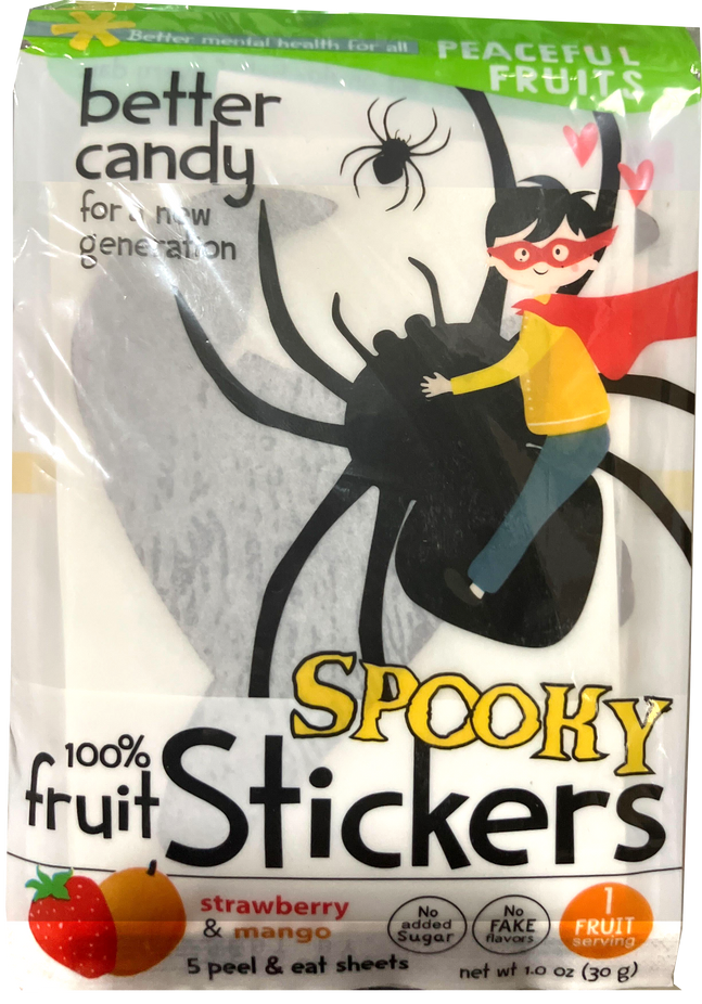 Spooky Strawberry & Mango 100% Fruit Sticker (12 CT)