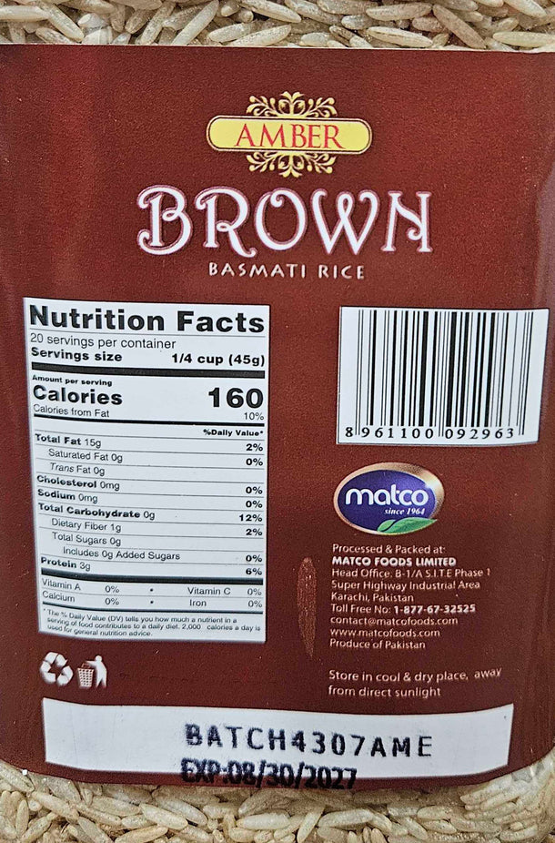 Brown Basmati Rice (3CT)