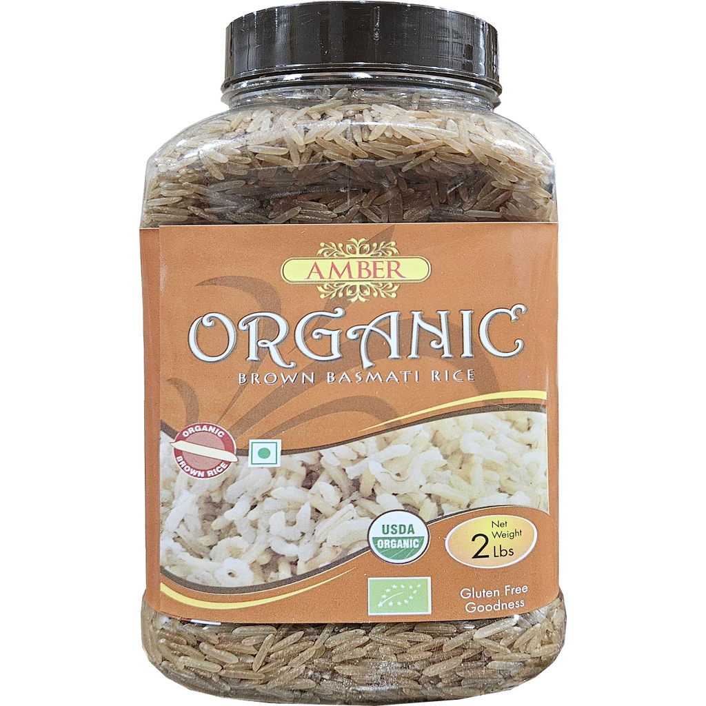 Anber Rice Amber Golden Crown Organic Brown Basmati Rice – Martie