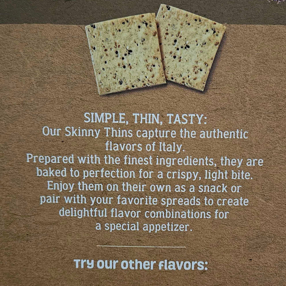 Skinny Thin Whole Wheat Quinoa Crackers