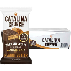 Dark Chocolate Cookie Bar with Peanut Butter Flavor (12 CT)